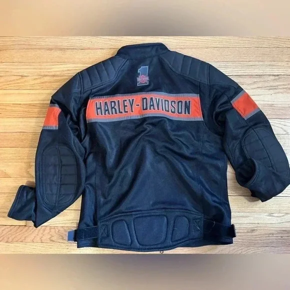 Harley Davidson motorcycle riding jacket Large Tall LT Harley-Davidson​ - Picture 9 of 11